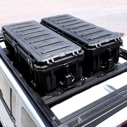 Pancerna Skrzynia Wyprawowa 110L Heavy Duty – Zielony Box Dachowy 4x4 z LLDPE