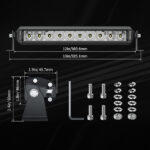 Panel LED CCL-SD10-50W - wymiary